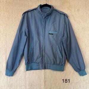Vintage Members Only Jacket Mens Sz 40 Blue Full Zip Windbreaker‎ Please Read